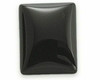 Rectangle 12 x 10mm Black Onyx Cabochon Stone, Sold By each | 67929