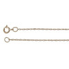 14K Rose Gold 0.7mm Rope Chain 18" | 67616218