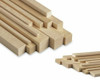 Basswood stick, 5/16 x 3/8 x 48", Sold By Each | BWST4843