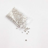 Small Stering Silver Corrugated Bead | 2.7mm Stringing Length | 3mm Width | 1mm Hole | ZT0403