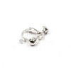 925 Sterling Silver Plated Copper Ear Clip | 12mm | Sold by Pair | XHT04