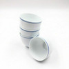 Blue Line White Porcelain Cup | TC01