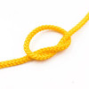 Braided Cord | 3 mm Oval | Yellow | Sold by Metre | CYM42