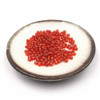 Seed Beads | Large 4mm | Silver Coated Inside | Fire Red | Sold by 20g | GB206