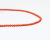 Round Red (Dyed) Coral Beads 4.5mm | Sold By  1 Strand(7.5-8") | BS0005