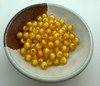 Plastic Faceted Beads | Dia. 8mm | Golden Yellow | Sold By 30g | PB004