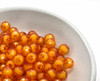 Plastic Faceted Beads | Dia. 8mm | Orange | Sold By 30g | PB010