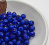 Plastic Faceted Beads | Dia. 8mm | Sapphire Blue | Sold By 30g | PB015