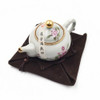 Terry Drawstring Teaware Bag | Small | Brown | TF39B