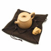 Terry Drawstring Teaware Bag | Large | Brown | TF40B