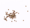 Base Metal Yellow Bronze Finish 2mm Crimp Beads | Sold by 20Pc/Pk | BMCB05