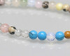 Round Mix Colour Semi-gem Beads 4mm | Sold by 1 Strand(8") | BS0074