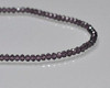 Briolette Amethyst Crystal Beads 3x 3.5mm | Sold by 1 Strand(8") | BS0133
