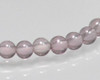 Round Mauve Glass Beads 4mm | Sold by 1 Strand(8") | BS0068