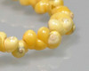 Snail Shell Yellow Beads 4-5mm | Sold by 16" Strand| BS0110