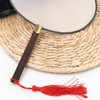 Silk Fan | Round (Brown) | Alum Treated | FFP02B