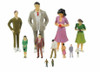 Scale Model Figures set of 5| 1:75 (20-25mm) | Painted | Sold by 5Pc/Set | AM0059