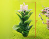Scale Model Plant 10pc | 68mm | Purple Flower |Sold by 10Pc/Pk | AM0043