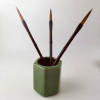 Burned Bamboo Brushes | Extra Long Weasel Hair | H1963BW