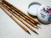 Speckled Bamboo Brushes | Various Hair Types | 2.0cm Bristle Length | H1963SV