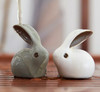 Porcelain Tea Pet | Green Rabbit | H204302