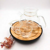 Squat Glass Teapot | with Strainer | H171202