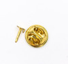 Base Metal Bright Gold Finish Tie Tac Clutch | with 4mm-pad Pin | Sold by Each | 661228BG