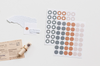 Note For | Washi Dot Stickers | 6 Styles | H20201640-45