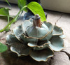 Flower Incense Holder | Large Celadon Lotus | H20201380