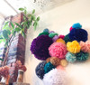 Tissue Paper Flower Pom Poms | DIY Decoration | 10cm | Set of 5 | PF10