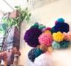 Tissue Paper Flower Pom Poms | DIY Decoration | 30cm | Sold by Each | PF30
