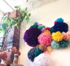 Tissue Paper Flower Pom Poms | DIY Decoration | 37cm | Sold by Each | PF37
