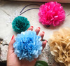 Tissue Paper Flower Pom Poms | DIY Decoration | 45cm | Sold by Each | PF45