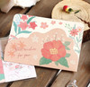 Floral Greeting Card | 4 Colours | H2021659-62