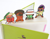 Bentoy "Studying Hard" Bookmark | 4 Styles | H2021698