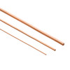 Copper Square Wire | 16ga (1.29mm) | Sold by the foot | 132416F