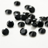 5A Black CZ | Round Faceted | 10pc Pack | H1903D/10EA