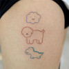 Temporary Tattoo | Doggie | Waterproof | 10.5*6 CM | H2021771