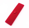 Long Velvet Necklace Box | Rose Red | H02804