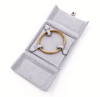 Velvet Bracelet Box | Soft Grey | H06503