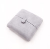 Velvet Necklace & Earring Box | Soft Grey | H06502