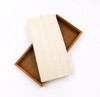 Wood & Suede Bracelet Display | Cream | P04101