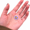 Iron-on Embroidery Patch | Little Purple Flower | H22037