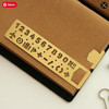 Brass Number Bookmark Stencil | H201190