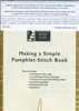 Bookbinding 1 - Pamphlet - Stitch | POT13599
