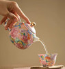 Enamel Paint Floral | Dragon Egg | Teapot | 50464