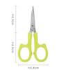 Tufting Curved Embroidery Scissors | 5.5" Green Handle | 50657