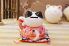 Ceramic Lucky Cat Figurine | Waving Paw | Money Bank | 24999