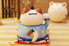 Ceramic Lucky Cat Figurine | Waving Paw | Money Bank | 24999