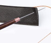 Wood Handle Leather Awl | Long Hardened Punch Tool | Slim Rosewood | 24917